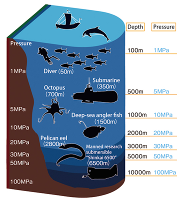 hydrostatic pressure ocean